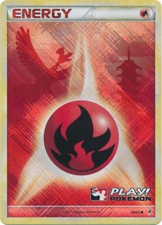 Fire Energy (89/95) (Play Pokemon Promo) [HeartGold & SoulSilver: Call of Legends] | Shuffle n Cut Hobbies & Games