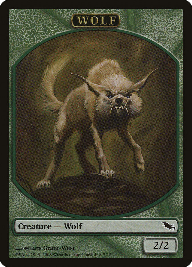 Wolf Token [Shadowmoor Tokens] | Shuffle n Cut Hobbies & Games