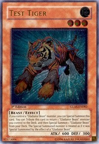 Test Tiger (UTR) [GLAS-EN082] Ultimate Rare | Shuffle n Cut Hobbies & Games