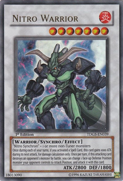 Nitro Warrior [TDGS-EN039] Ultra Rare | Shuffle n Cut Hobbies & Games