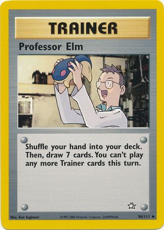 Professor Elm (96/111) [Neo Genesis Unlimited] | Shuffle n Cut Hobbies & Games