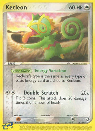 Kecleon (18/100) [EX: Sandstorm] | Shuffle n Cut Hobbies & Games