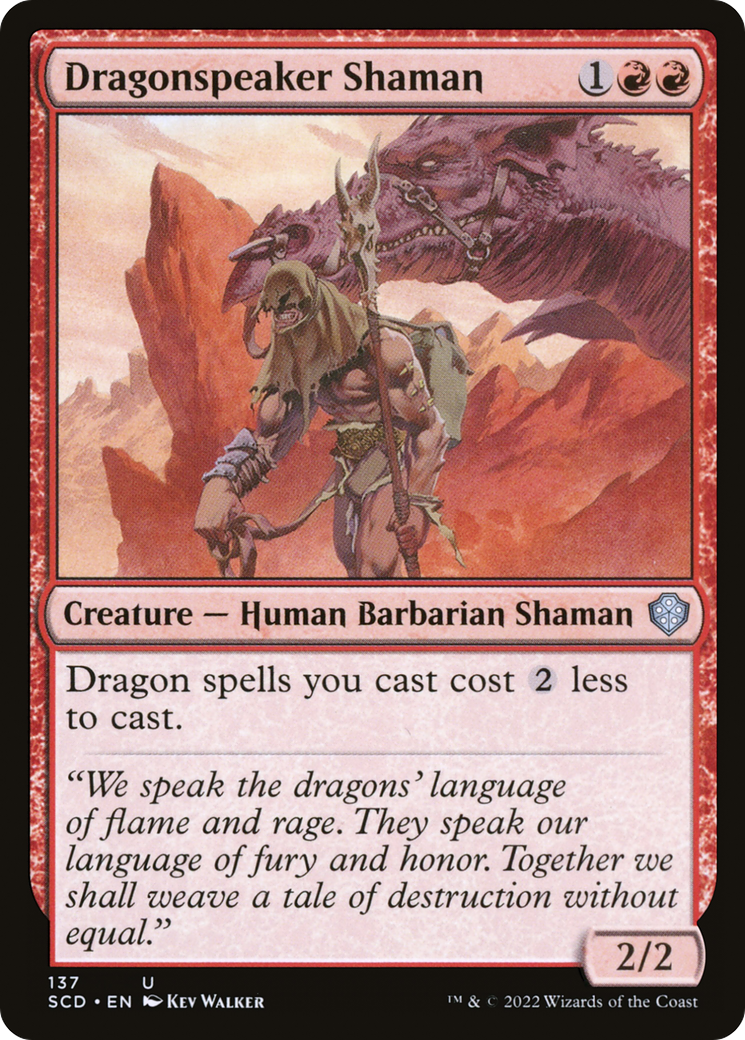 Dragonspeaker Shaman [Starter Commander Decks] | Shuffle n Cut Hobbies & Games