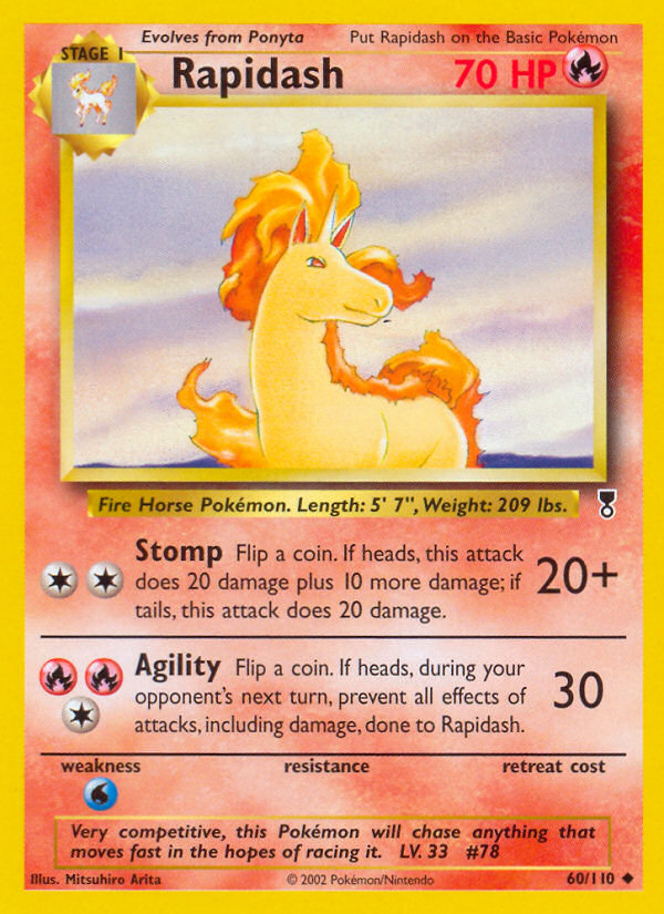 Rapidash (60/110) [Legendary Collection] | Shuffle n Cut Hobbies & Games