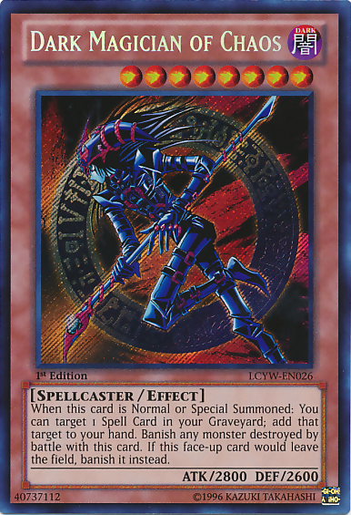 Dark Magician of Chaos [LCYW-EN026] Secret Rare | Shuffle n Cut Hobbies & Games