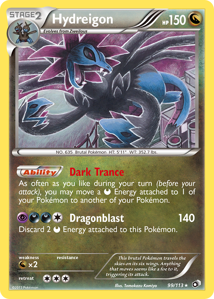 Hydreigon (99/113) [Black & White: Legendary Treasures] | Shuffle n Cut Hobbies & Games