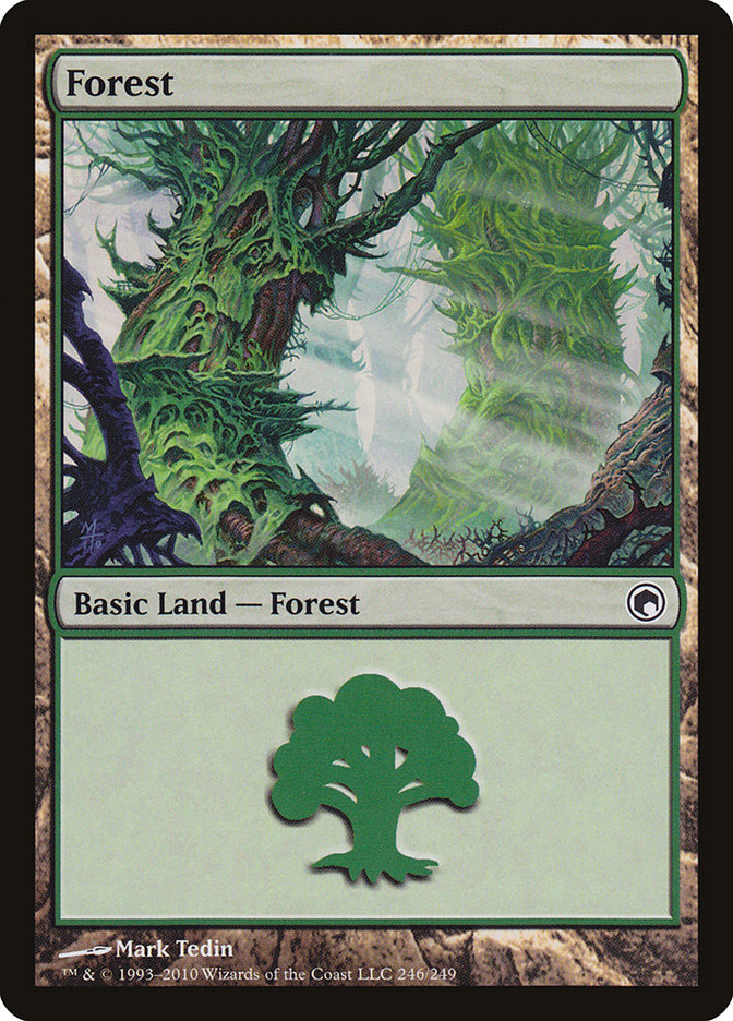 Forest (246) [Scars of Mirrodin] | Shuffle n Cut Hobbies & Games