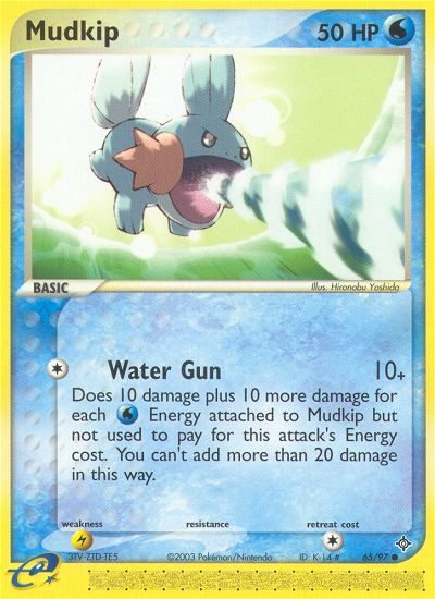 Mudkip (65/97) [EX: Dragon] | Shuffle n Cut Hobbies & Games