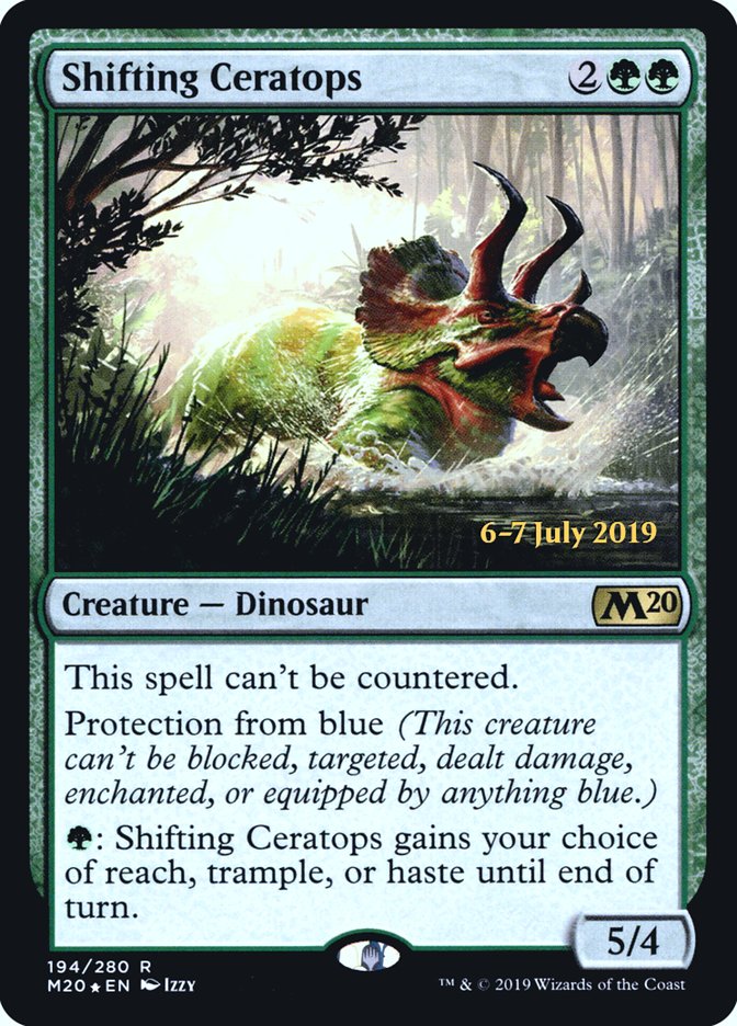 Shifting Ceratops [Core Set 2020 Prerelease Promos] | Shuffle n Cut Hobbies & Games