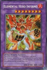 Elemental Hero Inferno [PP02-EN010] Secret Rare | Shuffle n Cut Hobbies & Games