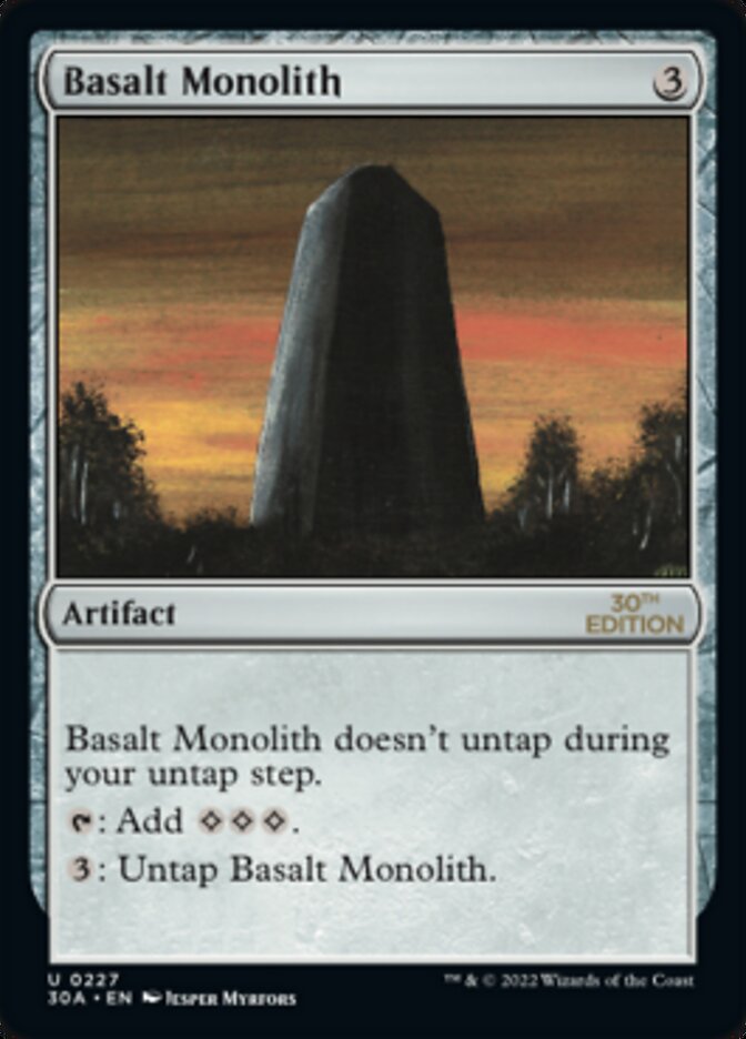 Basalt Monolith [30th Anniversary Edition] | Shuffle n Cut Hobbies & Games