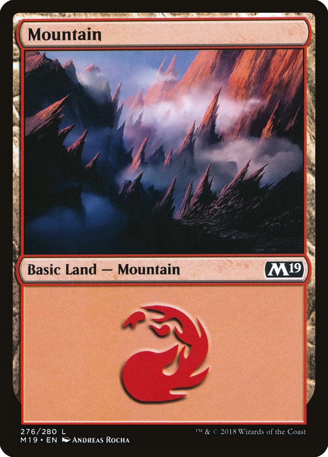 Mountain (276) [Core Set 2019] | Shuffle n Cut Hobbies & Games