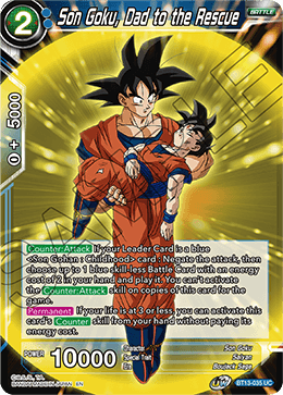 Son Goku, Dad to the Rescue (Uncommon) [BT13-035] | Shuffle n Cut Hobbies & Games