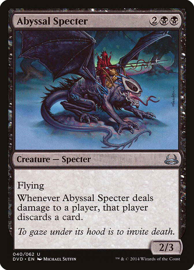 Abyssal Specter (Divine vs. Demonic) [Duel Decks Anthology] | Shuffle n Cut Hobbies & Games