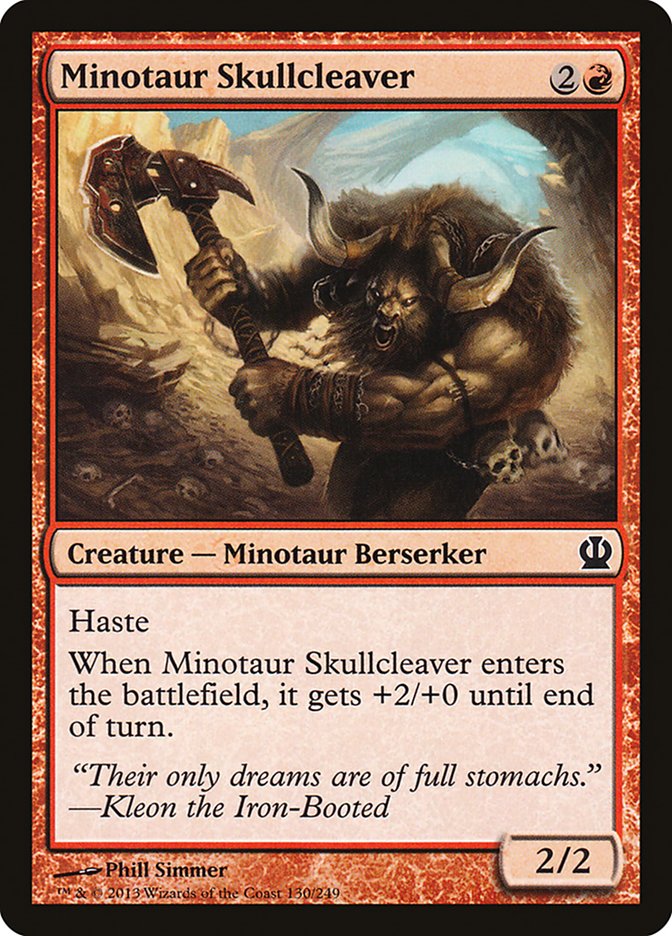 Minotaur Skullcleaver [Theros] | Shuffle n Cut Hobbies & Games