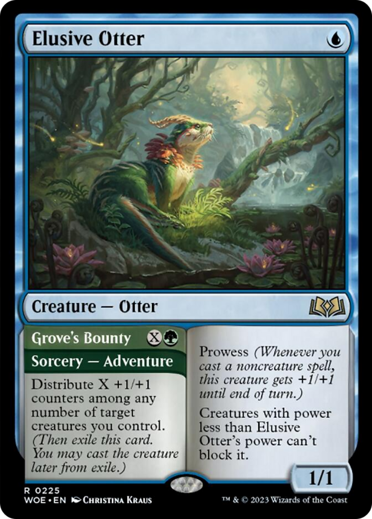 Elusive Otter // Grove's Bounty [Wilds of Eldraine] | Shuffle n Cut Hobbies & Games