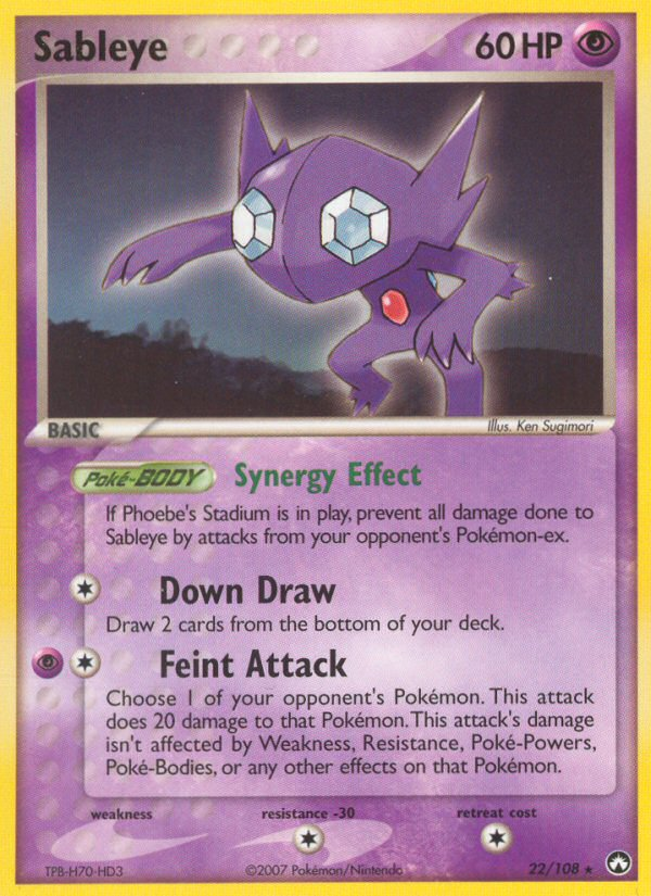 Sableye (22/108) [EX: Power Keepers] | Shuffle n Cut Hobbies & Games