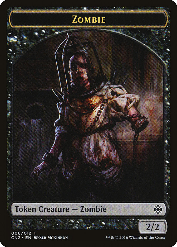 Zombie Token [Conspiracy: Take the Crown Tokens] | Shuffle n Cut Hobbies & Games