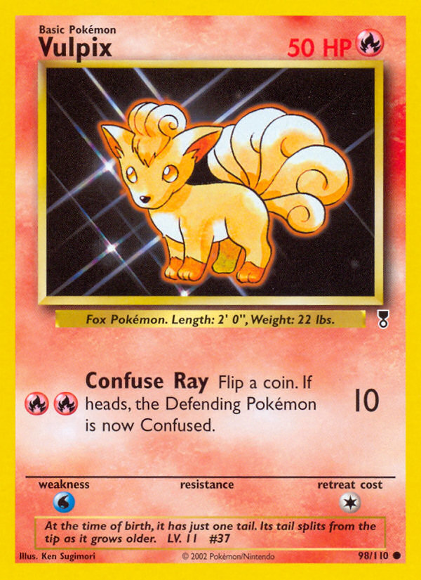 Vulpix (98/110) [Legendary Collection] | Shuffle n Cut Hobbies & Games