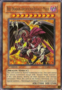 Red Dragon Archfiend/Assault Mode [CRMS-EN004] Ultra Rare | Shuffle n Cut Hobbies & Games