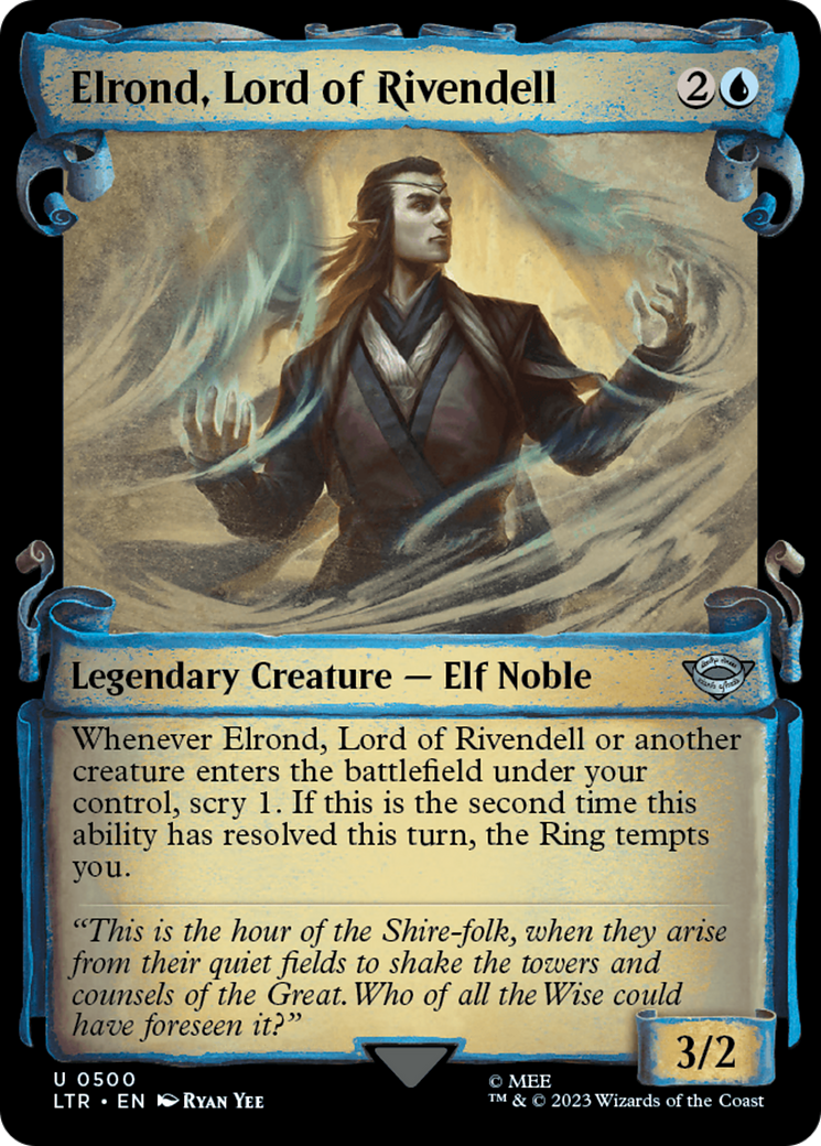 Elrond, Lord of Rivendell [The Lord of the Rings: Tales of Middle-Earth Showcase Scrolls] | Shuffle n Cut Hobbies & Games