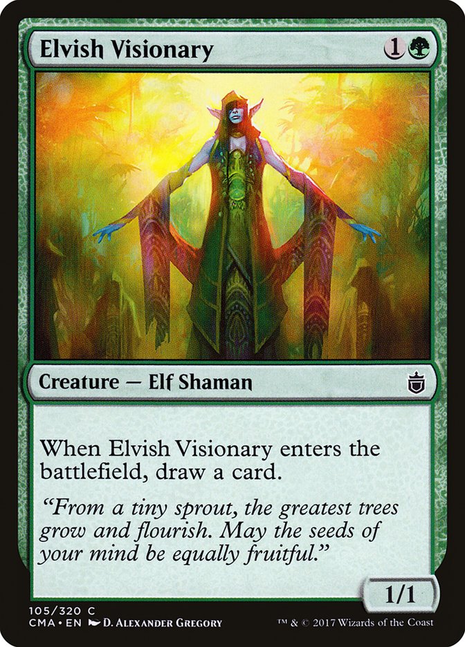 Elvish Visionary [Commander Anthology] | Shuffle n Cut Hobbies & Games