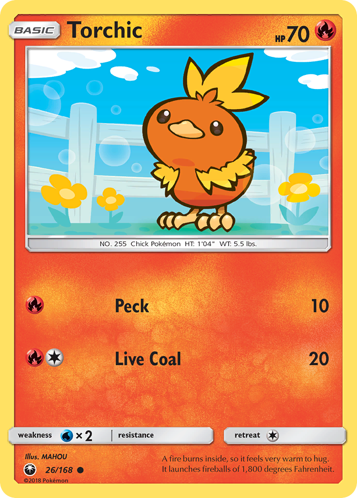 Torchic (26/168) [Sun & Moon: Celestial Storm] | Shuffle n Cut Hobbies & Games