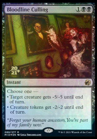 Bloodline Culling [Innistrad: Midnight Hunt Prerelease Promos] | Shuffle n Cut Hobbies & Games