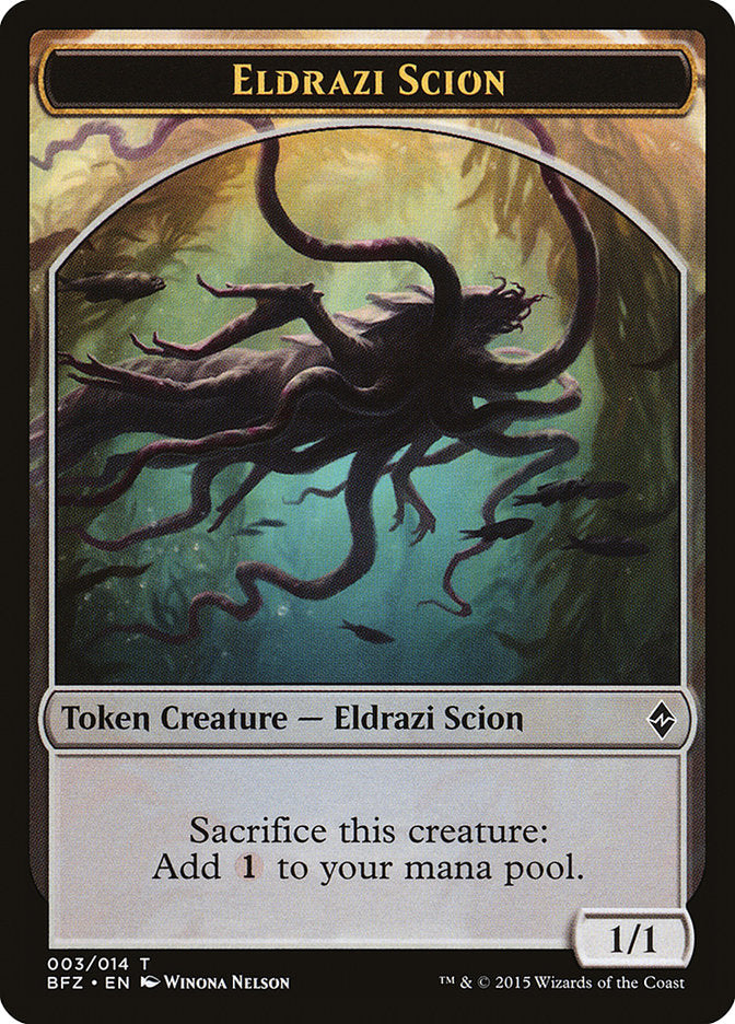 Eldrazi Scion Token (003/014) [Battle for Zendikar Tokens] | Shuffle n Cut Hobbies & Games