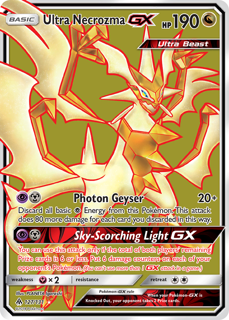 Ultra Necrozma GX (127/131) [Sun & Moon: Forbidden Light] | Shuffle n Cut Hobbies & Games