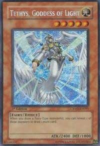 Tethys, Goddess of Light [CRMS-EN095] Secret Rare | Shuffle n Cut Hobbies & Games