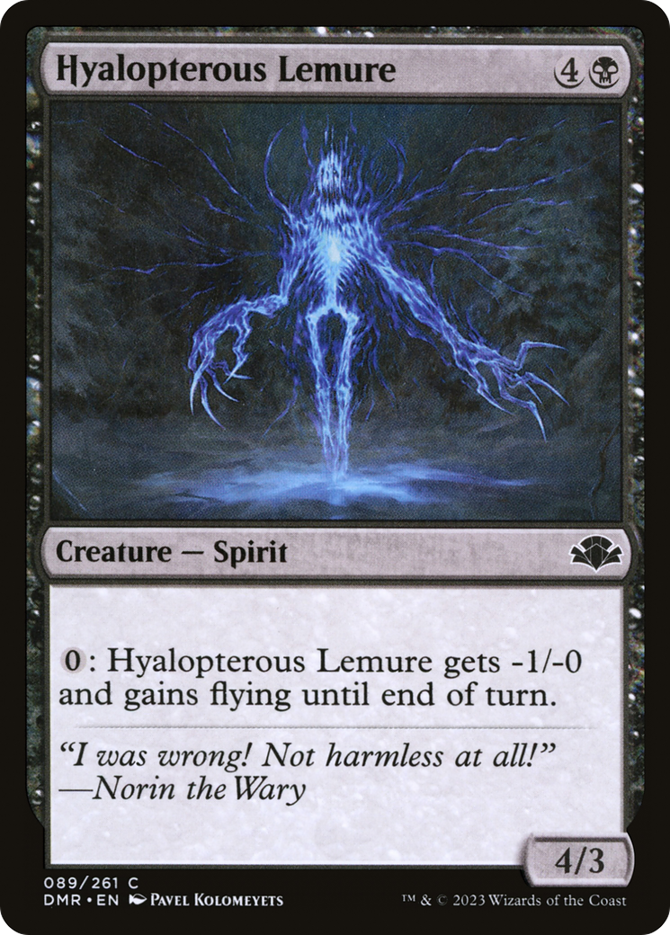 Hyalopterous Lemure [Dominaria Remastered] | Shuffle n Cut Hobbies & Games