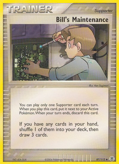 Bill's Maintenance (87/112) [EX: FireRed & LeafGreen] | Shuffle n Cut Hobbies & Games