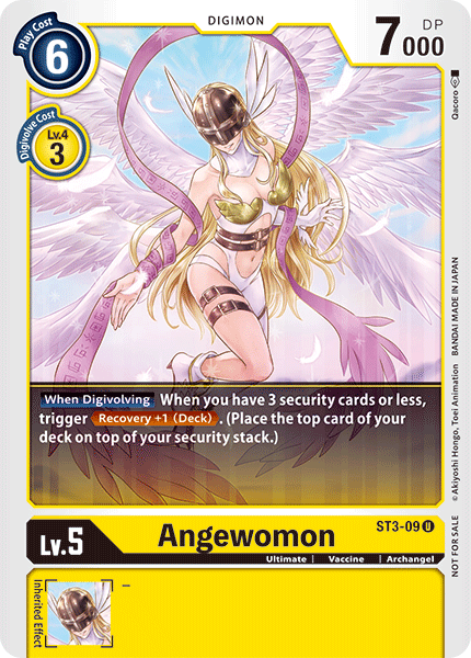 Angewomon [ST3-09] (Tamer Battle Pack) [Starter Deck: Heaven's Yellow Promos] | Shuffle n Cut Hobbies & Games