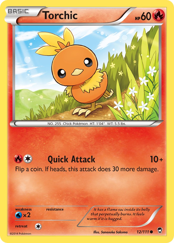 Torchic (12/111) [XY: Furious Fists] | Shuffle n Cut Hobbies & Games