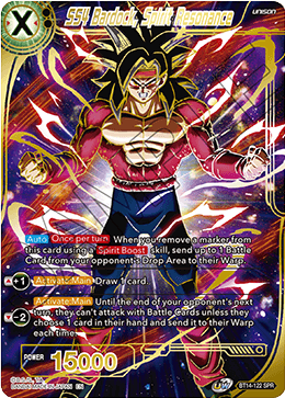 SS4 Bardock, Spirit Resonance (SPR) (BT14-122) [Cross Spirits] | Shuffle n Cut Hobbies & Games