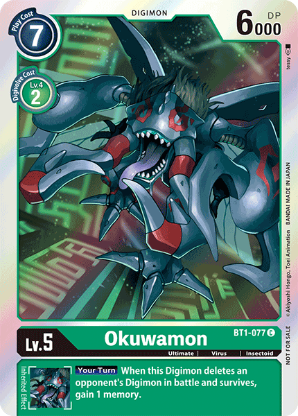 Okuwamon [BT1-077] (Event Pack) [Release Special Booster Ver.1.0 Promos] | Shuffle n Cut Hobbies & Games