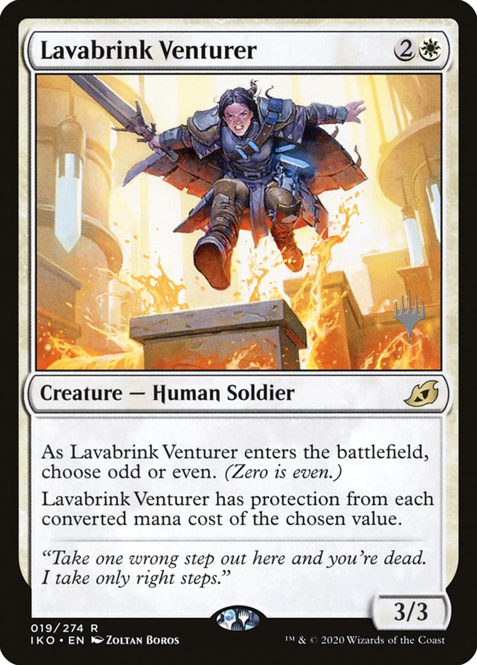 Lavabrink Venturer (Promo Pack) [Ikoria: Lair of Behemoths Promos] | Shuffle n Cut Hobbies & Games