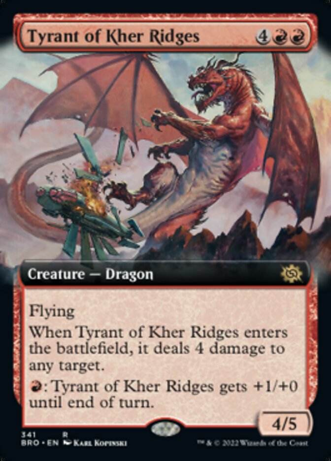 Tyrant of Kher Ridges (Extended Art) [The Brothers' War] | Shuffle n Cut Hobbies & Games