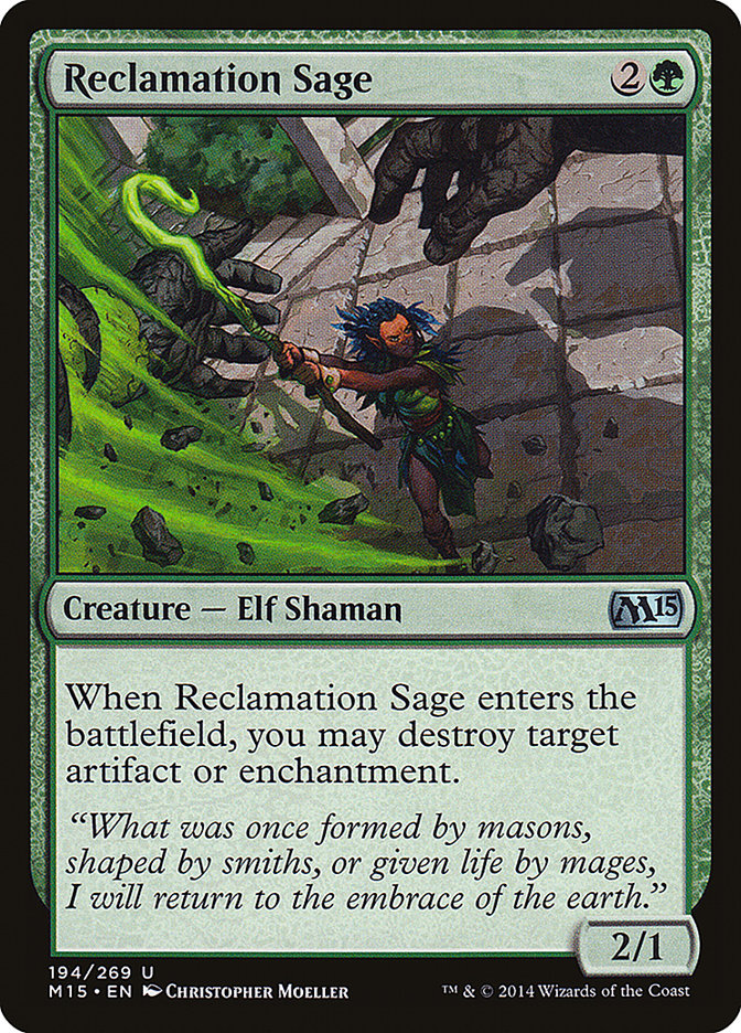 Reclamation Sage [Magic 2015] | Shuffle n Cut Hobbies & Games