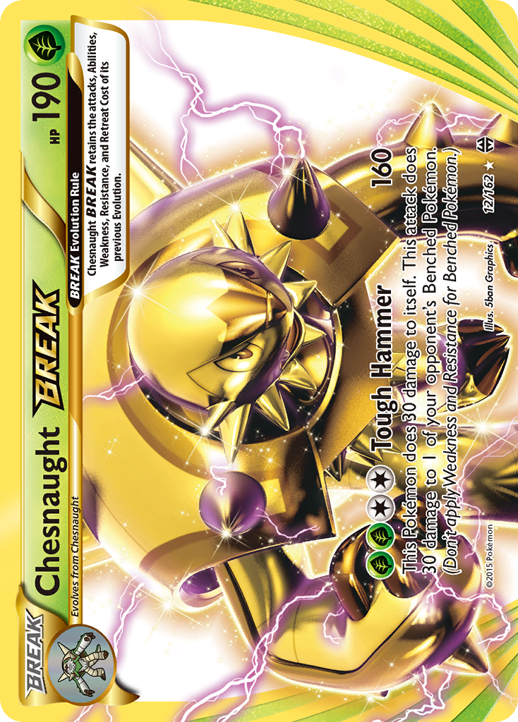 Chesnaught BREAK (12/162) [XY: BREAKthrough] | Shuffle n Cut Hobbies & Games