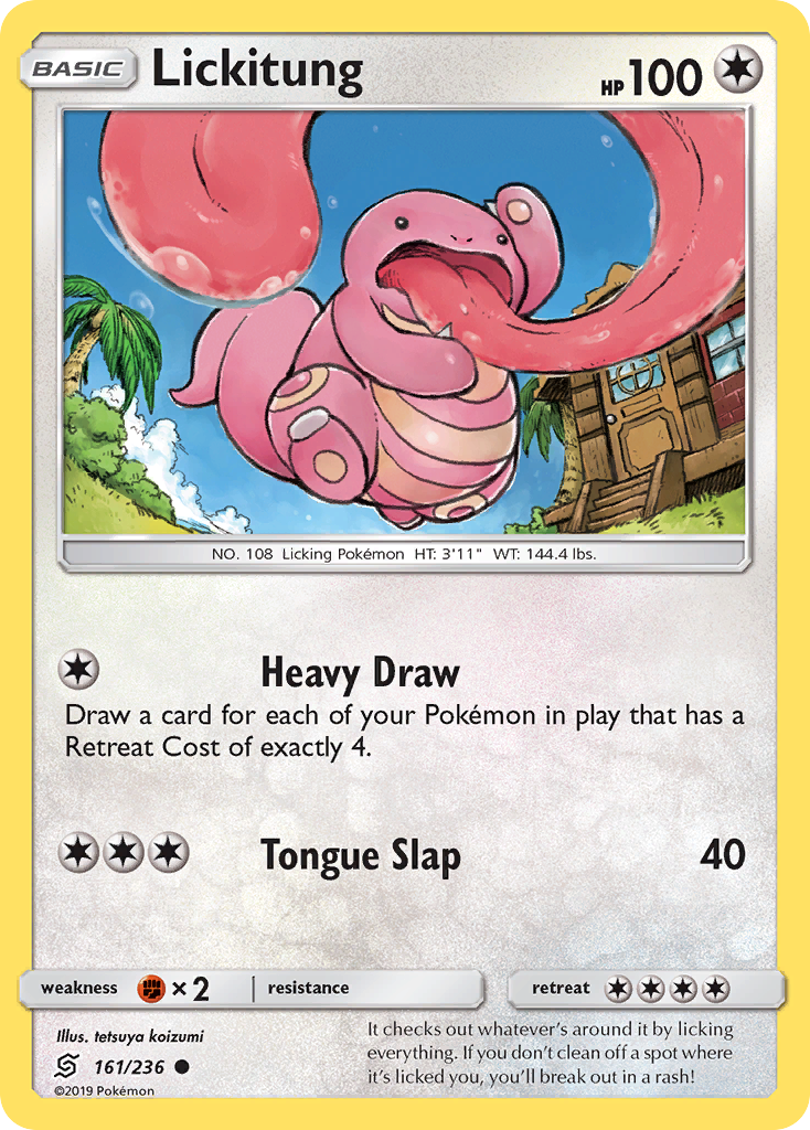 Lickitung (161/236) [Sun & Moon: Unified Minds] | Shuffle n Cut Hobbies & Games