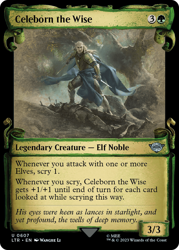 Celeborn the Wise [The Lord of the Rings: Tales of Middle-Earth Showcase Scrolls] | Shuffle n Cut Hobbies & Games