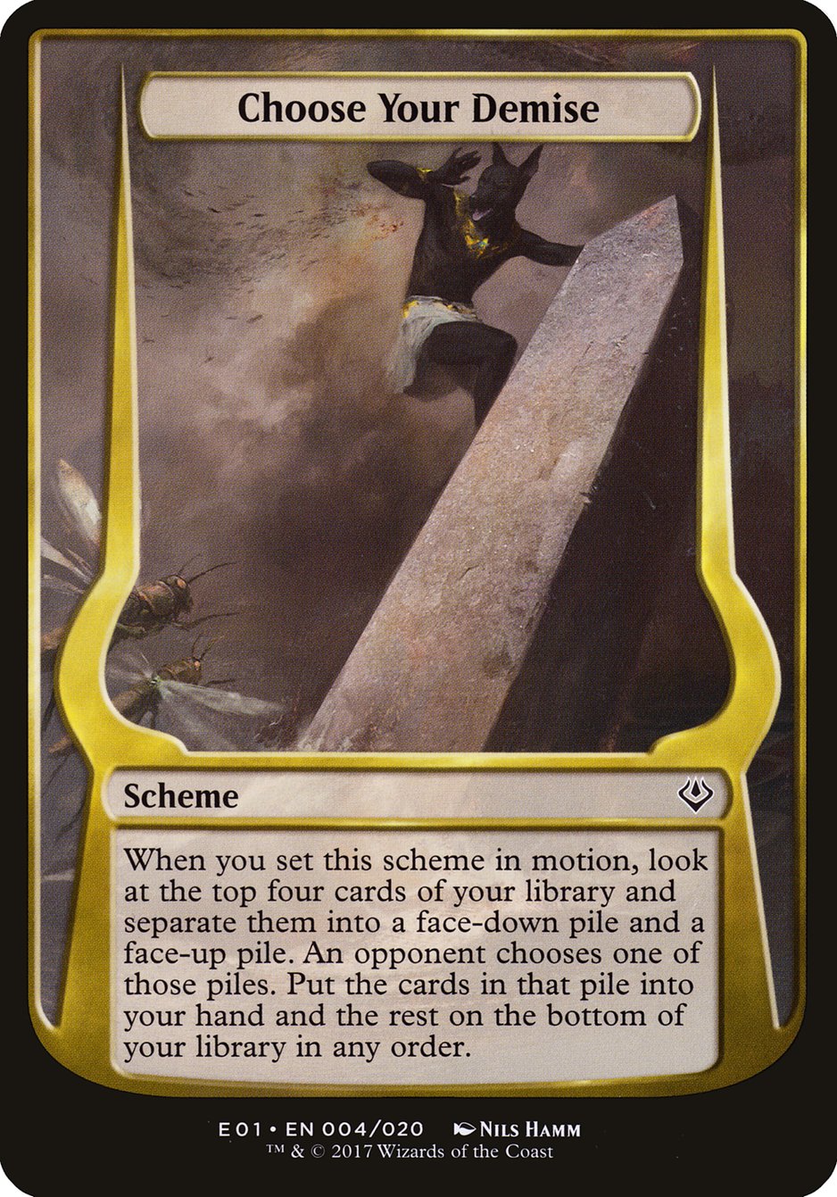 Choose Your Demise (Schemes) [Archenemy: Nicol Bolas Schemes] | Shuffle n Cut Hobbies & Games