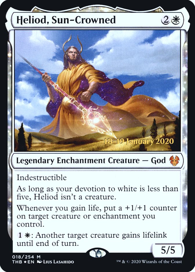 Heliod, Sun-Crowned [Theros Beyond Death Prerelease Promos] | Shuffle n Cut Hobbies & Games