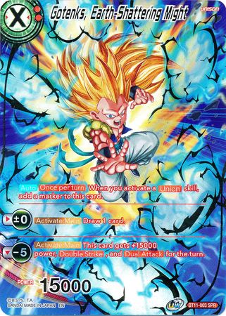 Gotenks, Earth-Shattering Might (SPR) [BT11-003] | Shuffle n Cut Hobbies & Games