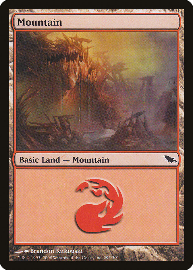 Mountain (295) [Shadowmoor] | Shuffle n Cut Hobbies & Games