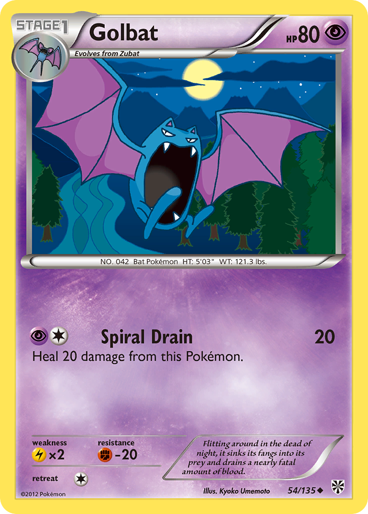 Golbat (54/135) [Black & White: Plasma Storm] | Shuffle n Cut Hobbies & Games