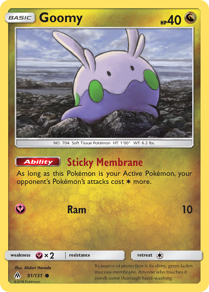 Goomy (91/131) [Sun & Moon: Forbidden Light] | Shuffle n Cut Hobbies & Games