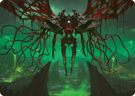 Archfiend of the Dross Art Card [Phyrexia: All Will Be One Art Series] | Shuffle n Cut Hobbies & Games